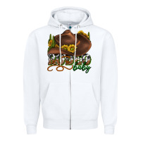 White rodeo baby western Zipper Hoodie - texasbilliewilder