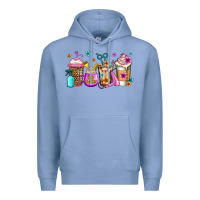 Colony Blue hair hustler coffee Premium Hoodie - Jasminsmagicworld