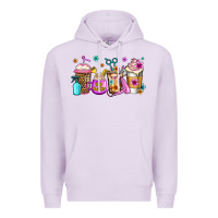 Lilac hair hustler coffee Premium Hoodie - Jasminsmagicworld
