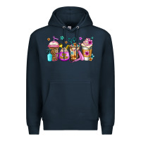Navy hair hustler coffee Premium Hoodie - Jasminsmagicworld