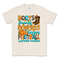 Natural Boots flannels bonfires leggins American Football Classic Tee - RanaPortraitStore