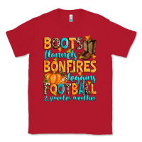 Red Boots flannels bonfires leggins American Football Classic Tee - RanaPortraitStore
