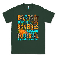 Sports Green Boots flannels bonfires leggins American Football Classic Tee - RanaPortraitStore