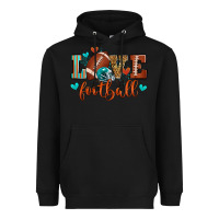 Black love football Heavyweight Hoodie - Zillion Design Studio