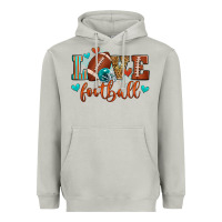 Moon Dust love football Heavyweight Hoodie - Zillion Design Studio