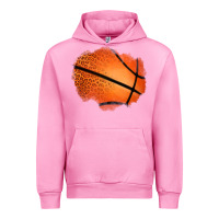 Fuchsia Pink leopard basketball patch Urban Hoodie - Jasminsmagicworld
