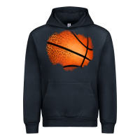 Navy leopard basketball patch Urban Hoodie - Jasminsmagicworld