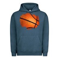 Pigment Midnight Navy leopard basketball patch Urban Hoodie - Jasminsmagicworld