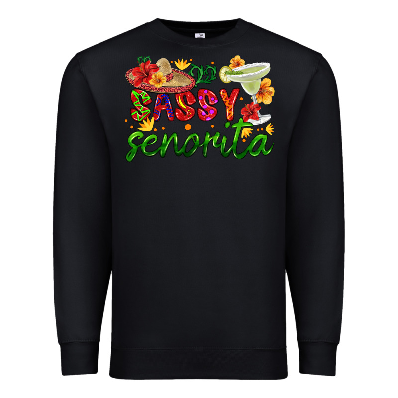 Sassy Senorita Premium Sweatshirt by HRA Design Shop | Teevron
