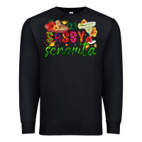 Black sassy senorita Premium Sweatshirt - HRA Design Shop