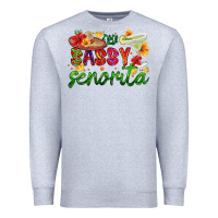 Heather Grey sassy senorita Premium Sweatshirt - HRA Design Shop