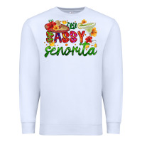 White sassy senorita Premium Sweatshirt - HRA Design Shop