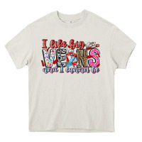 Cream I Like big veins and cannot be Heavy Core Tee - CowhideDigitalArt