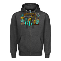 Charcoal Heather sewing life western Zipper Hoodie - texasbilliewilder