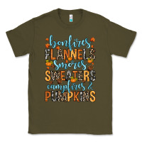Army Green Bonfires flannels Classic Tee - RanaPortraitStore