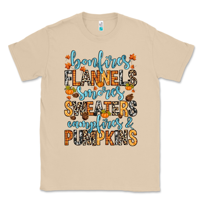 Bonfires Flannels Classic Tee by RanaPortraitStore | Teevron