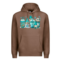 Chestnut winter christmas gnomes coffee cups Premium Hoodie - Jasminsmagicworld