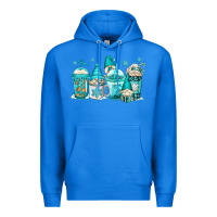 True Royal winter christmas gnomes coffee cups Premium Hoodie - Jasminsmagicworld