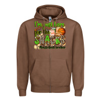 Chestnut im just here for the snacks basketball brother Zipper Hoodie - Zillion Design Studio