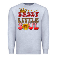 Heather Grey sassy little soul Premium Sweatshirt - HRA Design Shop