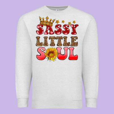 Sassy Little Soul Premium Sweatshirt Designed By Hra Design Shop