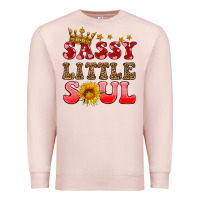 Pale Pink sassy little soul Premium Sweatshirt - HRA Design Shop