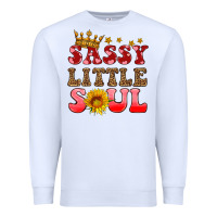 White sassy little soul Premium Sweatshirt - HRA Design Shop