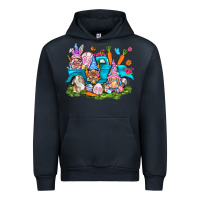 Navy Easter gnomies with truck Urban Hoodie - NancyCooperArtShop
