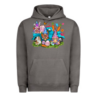 Pigment Tornado Easter gnomies with truck Urban Hoodie - NancyCooperArtShop