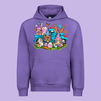 Easter Gnomies With Truck Urban Hoodie Designed By Nancycooperartshop