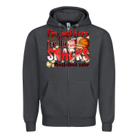 Smoke im just here for the snacks basketball sister Zipper Hoodie - Zillion Design Studio