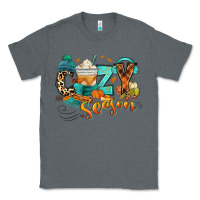 Charcoal Heather Cozy season Fall Classic Tee - RanaPortraitStore