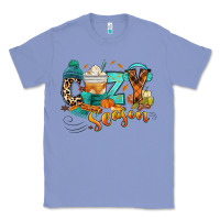 Colony Blue Cozy season Fall Classic Tee - RanaPortraitStore