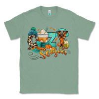 Sage Cozy season Fall Classic Tee - RanaPortraitStore