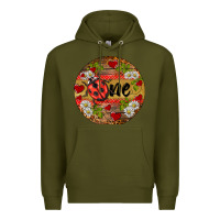Army Green ladybug one ornament Premium Hoodie - BarkalooDesign