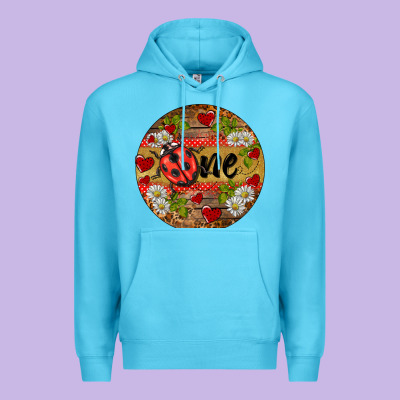 Ladybug One Ornament Premium Hoodie Designed By Barkaloodesign