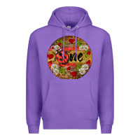 Purple ladybug one ornament Premium Hoodie - BarkalooDesign