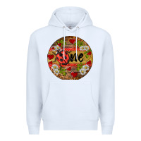 White ladybug one ornament Premium Hoodie - BarkalooDesign