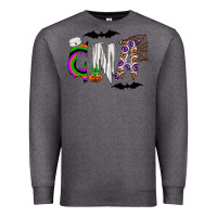 Charcoal Heather Halloween CNA Premium Sweatshirt - CowhideDigitalArt