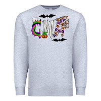 Heather Grey Halloween CNA Premium Sweatshirt - CowhideDigitalArt
