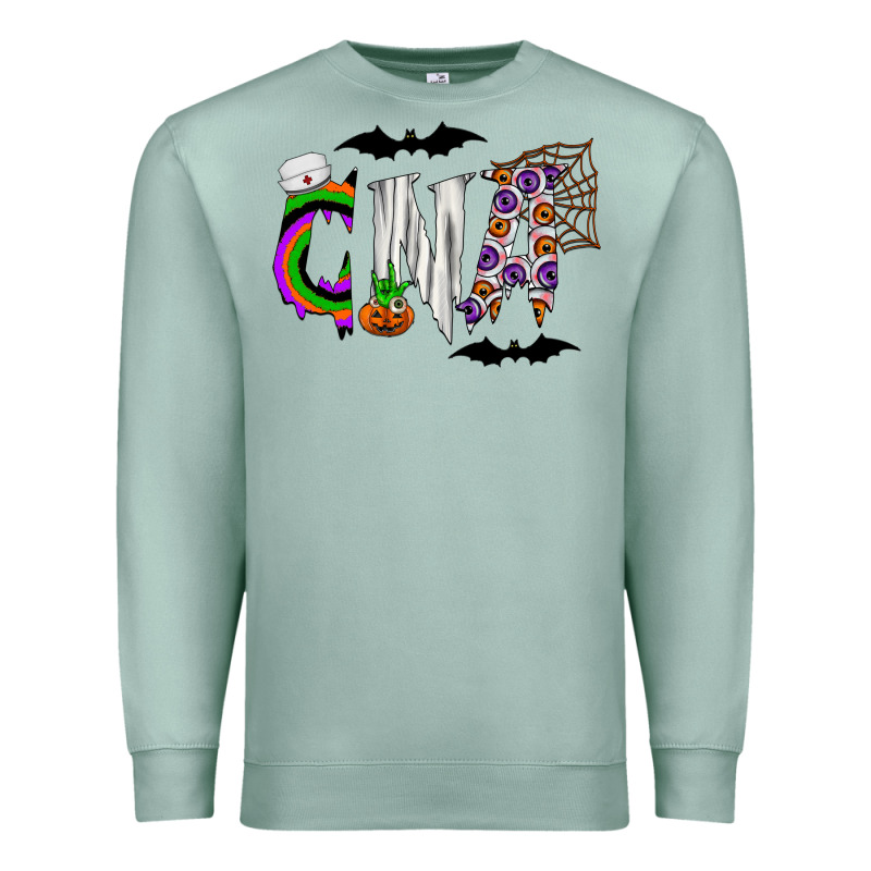 Halloween Cna Premium Sweatshirt by CowhideDigitalArt | Teevron
