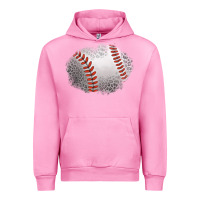Fuchsia Pink leopard baseball patch Urban Hoodie - Jasminsmagicworld
