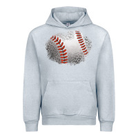 Heather Grey leopard baseball patch Urban Hoodie - Jasminsmagicworld