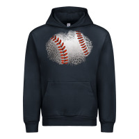 Navy leopard baseball patch Urban Hoodie - Jasminsmagicworld