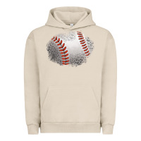 Pigment French Oak leopard baseball patch Urban Hoodie - Jasminsmagicworld