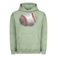 Pigment Oil Green leopard baseball patch Urban Hoodie - Jasminsmagicworld