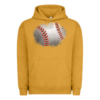 Pigment Peanut Butter leopard baseball patch Urban Hoodie - Jasminsmagicworld