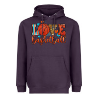 Plum love basketball Heavyweight Hoodie - Zillion Design Studio