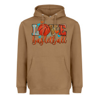 Toasted Coconut love basketball Heavyweight Hoodie - Zillion Design Studio