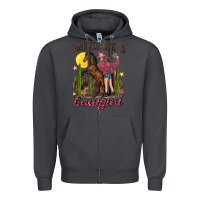 Smoke shoulda been a cowgirl bucking horse Zipper Hoodie - texasbilliewilder